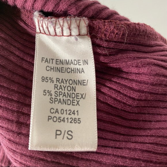 twik Ribbed Babydoll Long Sleeve Top - Picture 8 of 8